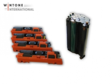 Rebuilt Trommel und 4x Rebuilt Toner Set f�r HP Color LaserJet 1550/2550/2840 ersetzt Original Toner Q3960A Q3961A Q3962A Q3963A Q3964A