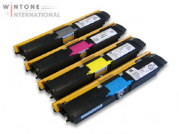 4x Rebuilt Toner f�r Minolta Magicolor 2400 W, 2430, 2450, 2500 ersetzt Original Toner A00W432 A00W332 A00W232 A00W132