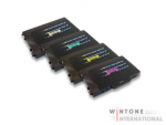 4x Rebuilt Toner f�r Samsung CLP 500 ersetzt Original Toner CLP-500D7K CLP-500D5C CLP-500D5M CLP-500D5Y