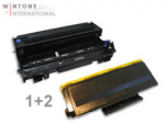 Rebuilt Trommel und 2x Toner f�r Brother DR/TN 2000 HL-2030/2040/2070