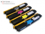 4x Rebuilt Toner f�r Minolta Magicolor 2400 W, 2430, 2450, 2500