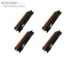 4x Rebuilt Toner f�r Brother TN-130/TN-135 Black f. HL-4040 / DCP-9040