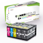 Preview: 5er Multipack Set Rebuilt Druckerpatronen kompatibel für Canon PGI-1500XLBK PGI-1500XLC PGI-1500XLM PGI-1500XLY (2x Schwarz, 1x Cyan, 1x Magenta, 1x Gelb)