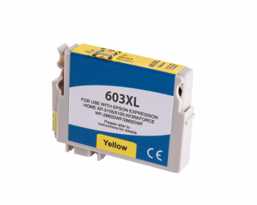 Kompatibel für Epson 603XL Druckerpatrone Gelb | 350 Seiten