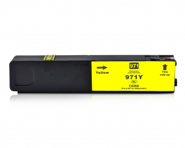 Rebuilt Toner kompatibel für Brother LC971/1000| Yellow| 6500 Seiten