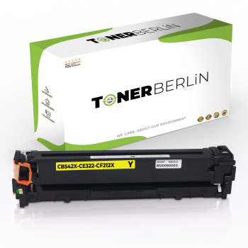 Rebuilt Toner kompatibel für HP CB542A / 125A Gelb