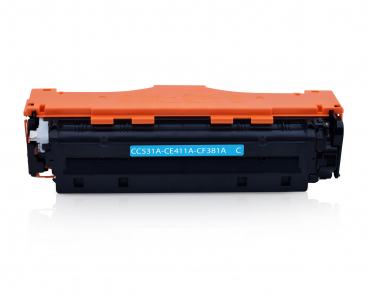 Rebuilt Toner kompatibel für HP CC531A| 340A| Cyan| 2200 Seiten