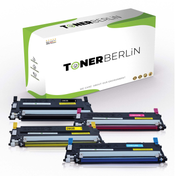 4er Set Rebuilt Toner kompatibel für Samsung C4092 CLT-C409S CLT-K409S CLT-M409S CLT-Y409S K409 M4092 SEE XIP Y4092 Schwarz, Cyan, Magenta, Gelb
