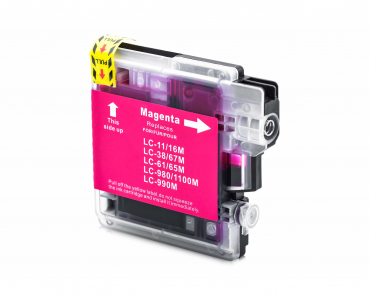 Rebuilt Toner kompatibel für Brother LC980/1100| Magenta| 2000 Seiten