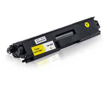 Rebuilt Toner kompatibel für Brother TN-325Y| Gelb| 3500 Seiten
